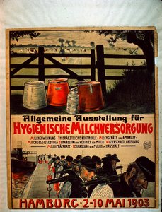 Exposição Geral de Abastecimento de Leite Sanitário, 1903 de German School