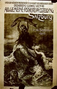 Exposição Geral das Pescas em Salzburgo, 1900 de German School