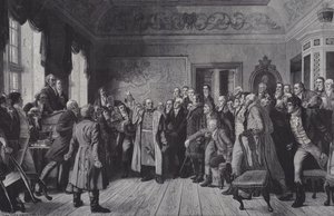 Discurso do general Yorcks aos estados da Prússia Oriental em Konigsberg, em 5 de fevereiro de 1813 de German School