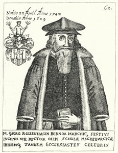 Georg Rollenhagen, dramaturgo alemão (gravura) de German School