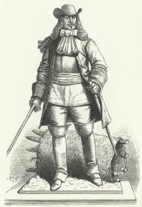 Georg von Derfflinger, marechal de campo alemão no exército de Brandenburg-Prússia (gravura) de German School