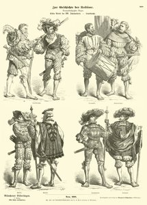 Landsknechte alemão, início do século XVI de German School