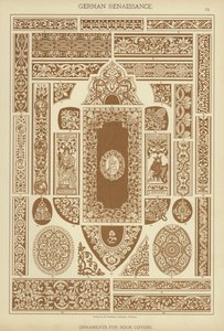 Renascença Alemã, Ornamentos para Capas de Livros (cor litho) de German School
