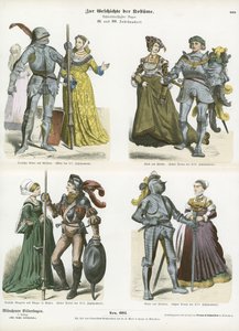 Armadura e trajes alemães, séculos XV e XVI