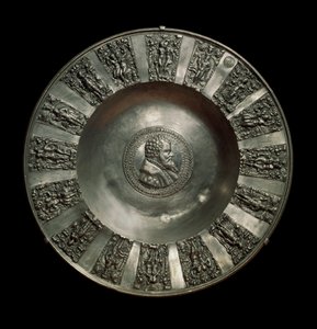 Arte alemã: prato de saxão de lata por volta de 1560. Paris, Museu do Louvre de German School