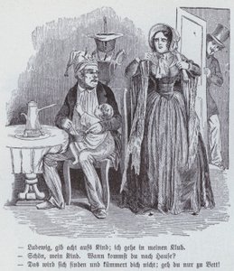 Desenho animado alemão sobre a Associação Democrática de Mulheres de German School