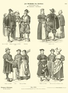 Trajes alemães, século 16 de German School
