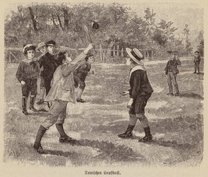Bola de corrida alemã (gravura) de German School