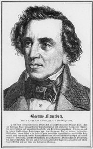 Giacomo Meyerbeer (gravura) de German School