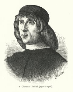 Giovanni Bellini, pintor italiano da Renascença (gravura) de German School