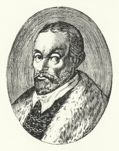 Giovanni Guarini, poeta italiano (gravura) de German School