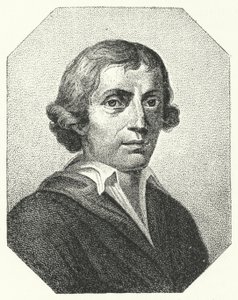 Giuseppe Parini, satirista e poeta italiano (gravura) de German School