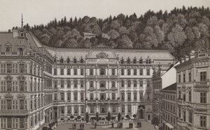 Grand Hotel Pupp (litho) de German School