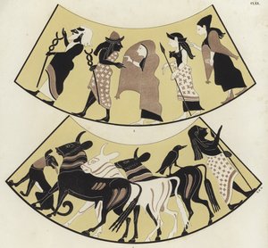 Pintura de vaso grego de German School