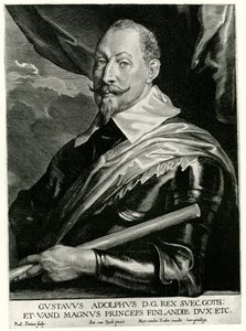 Gustav II Adolf, Rei da Suécia de German School