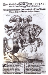 Gustavus Adolphus II (1594-1632) e Gustavus Adolphus IV (1778-1837), Reis da Suécia de German School