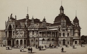 Hamburgo: Concerthaus, Concert-House (litho) de German School