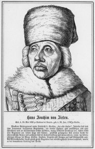 Hans Joachim von Zieten (gravura) de German School