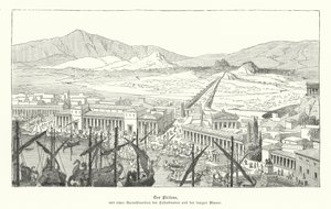 Porto do Pireu, Grécia Antiga (gravura) de German School