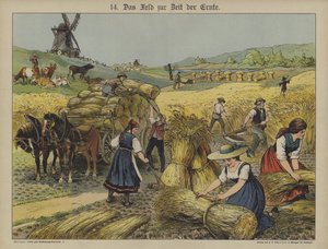 Colheita (cor litho) de German School