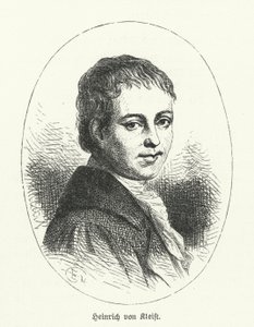 Heinrich von Kleist, poeta, dramaturgo, romancista e contista alemão (litho) de German School
