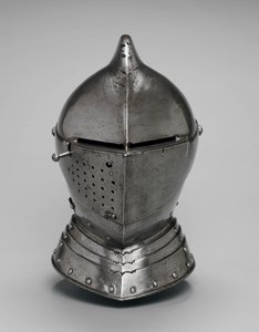 Capacete, c.1560-80 (aço) de German School