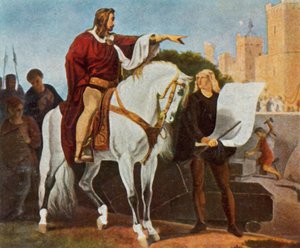 Henrique, o Leão (litografia a cores melhorada) de German School