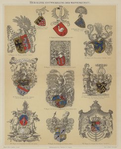 Heráldica (cor litho) de German School
