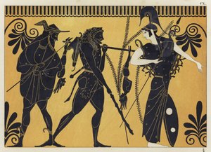 Hércules e Cercopes de German School
