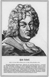 Hiob Ludolf (gravura) de German School