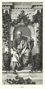 Horace, poeta romano (gravura) de German School