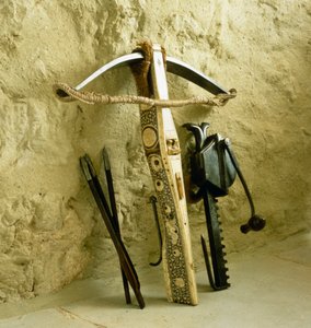 Besta de caça pertencente ao Landgrave de Moritz, c.1600 (madeira e osso) de German School