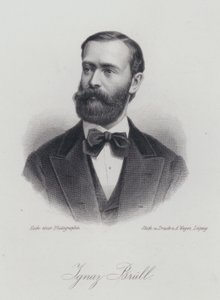 Ignaz Brull, pianista e compositor austríaco nascido na Morávia (gravura) de German School