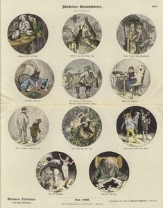 Provérbios ilustrados de German School