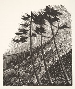 Ilustração de Styl, pub.1922 (pochoir print) de German School