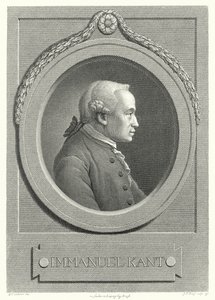 Immanuel Kant, filósofo alemão (gravura) de German School