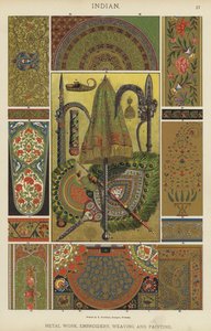 Indiano, Metalurgia, Bordados, Tecelagem e Pintura (cor litho) de German School