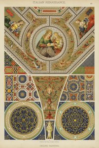 Renascença Italiana, Pintura de Tecto (cor litho) de German School