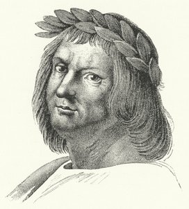Jacopo Sannazaro, poeta italiano (gravura) de German School