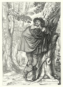James Howell, historiador e escritor Anglo-Welsh (gravura) de German School