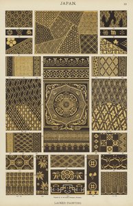 Japão, Lacker-Painting (cor litho) de German School