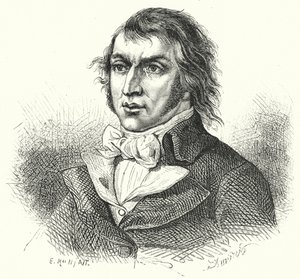 Jean-Lambert Tallien, político revolucionário francês (gravura) de German School