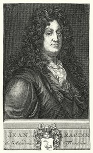 Jean Racine, dramaturgo francês (gravura) de German School
