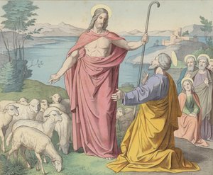 Jesus aparece a Pedro, seu vigário na Terra