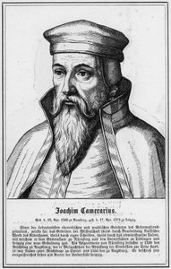 Joachim Camerarius (gravura) de German School