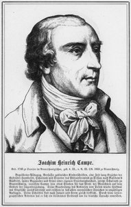 Joachim Heinrich Campe (gravura) de German School