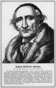 Johann Gottfried Schadow (gravura) de German School