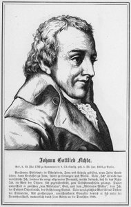 Johann Gottlieb Fichte (gravura) de German School