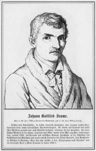 Johann Gottlieb Seume (gravura) de German School