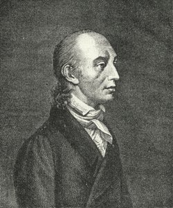 Johann Heinrich Voss, classicista e poeta alemão (gravura) de German School